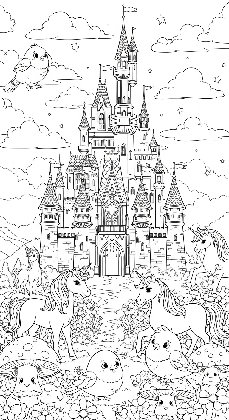 Cute Coloring Book Pages