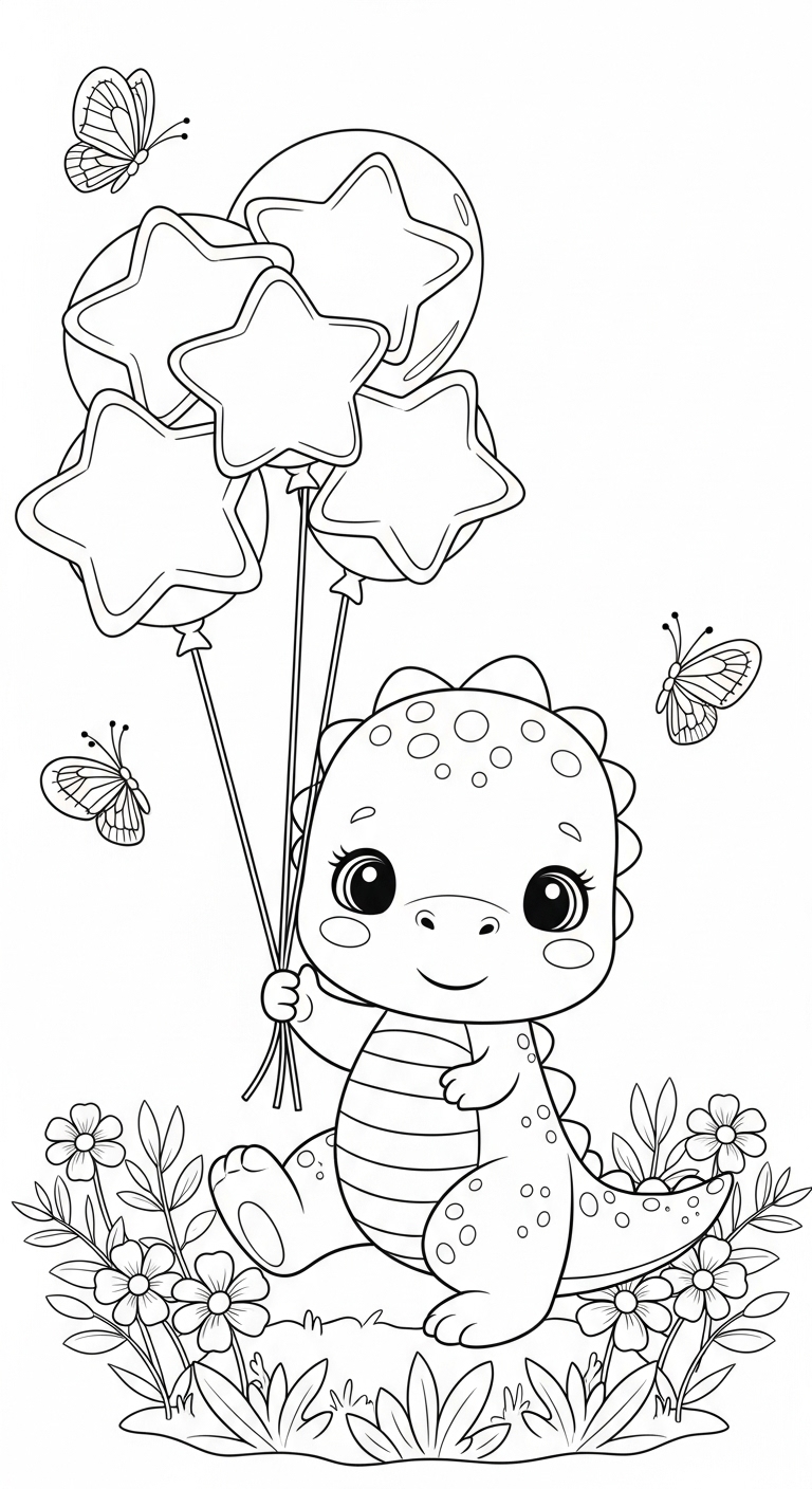 Cute Coloring Pages for Kids