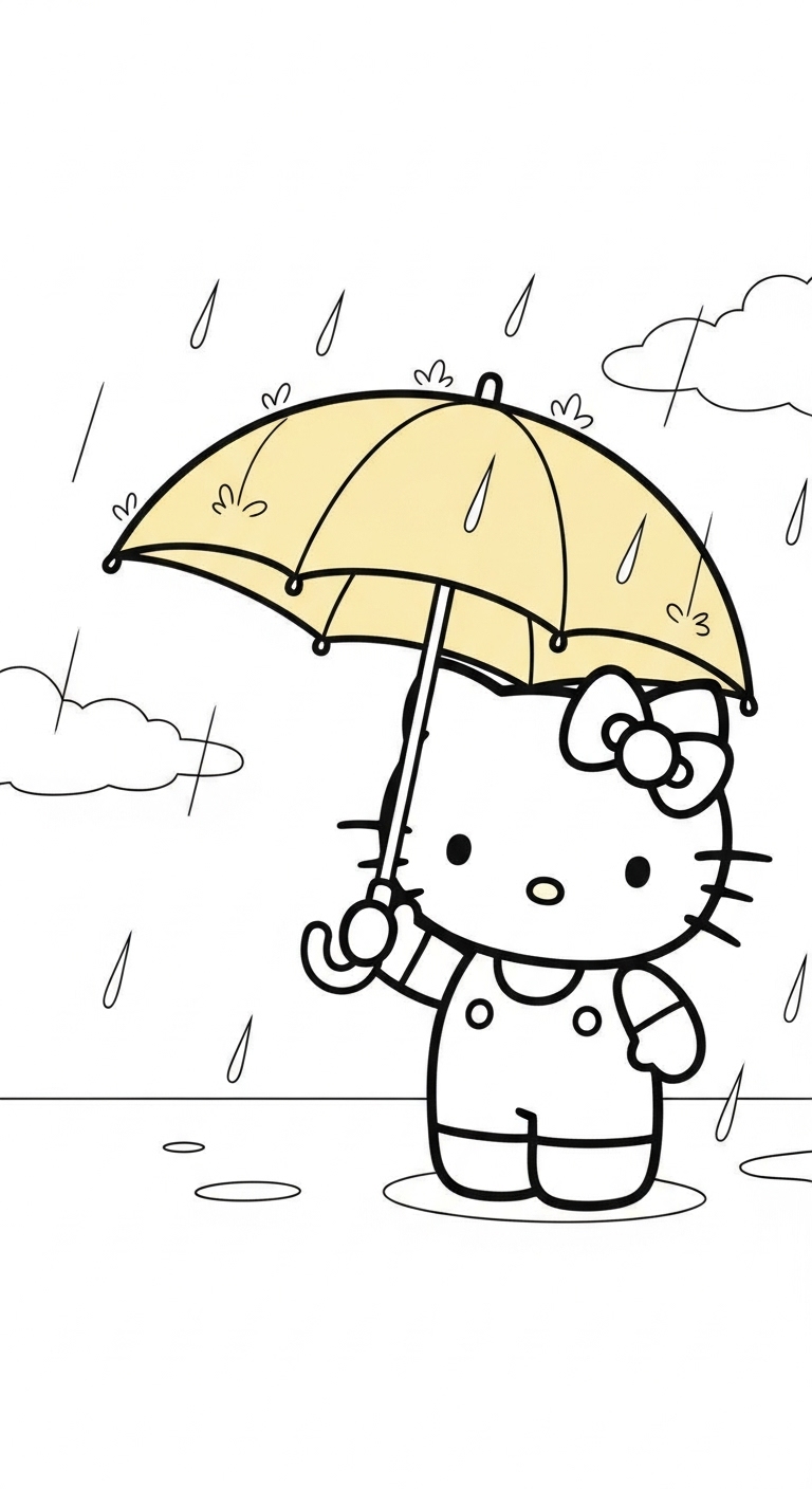 Hello Kitty and Friends Coloring Pages