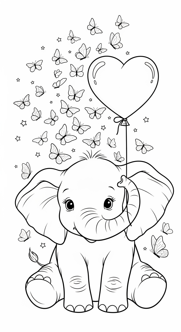 8 Cute Coloring Pages Easy: Fun & Adorable Designs for Everyone