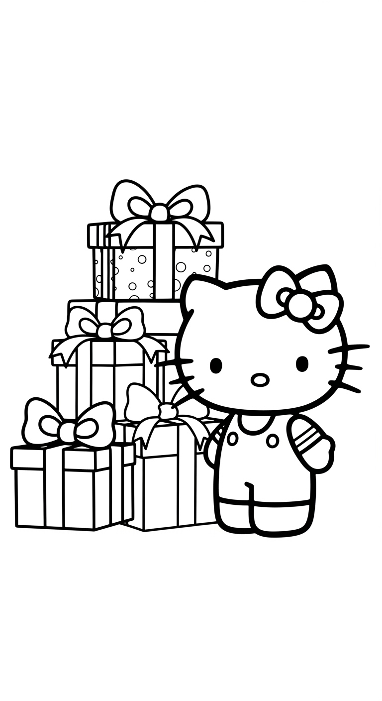 Hello Kitty Coloring Pages