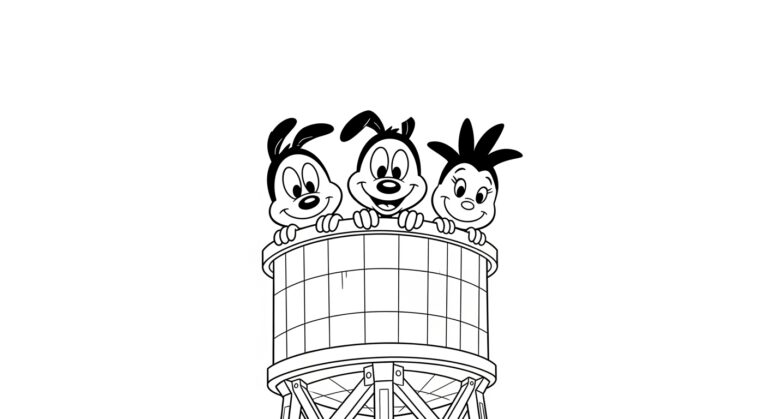 90s Cartoon Coloring Pages