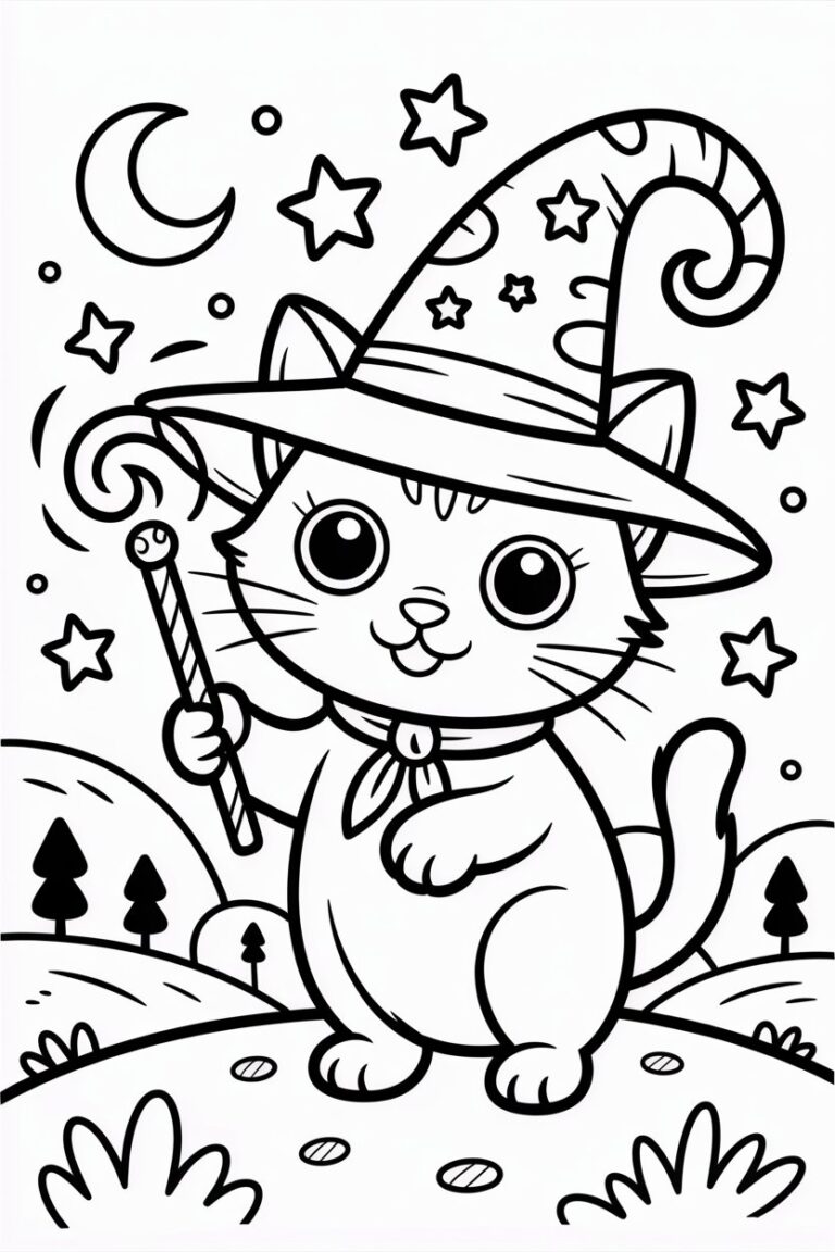 Cartoon Cat Coloring Pages: Purr-fect Fun for All Ages!