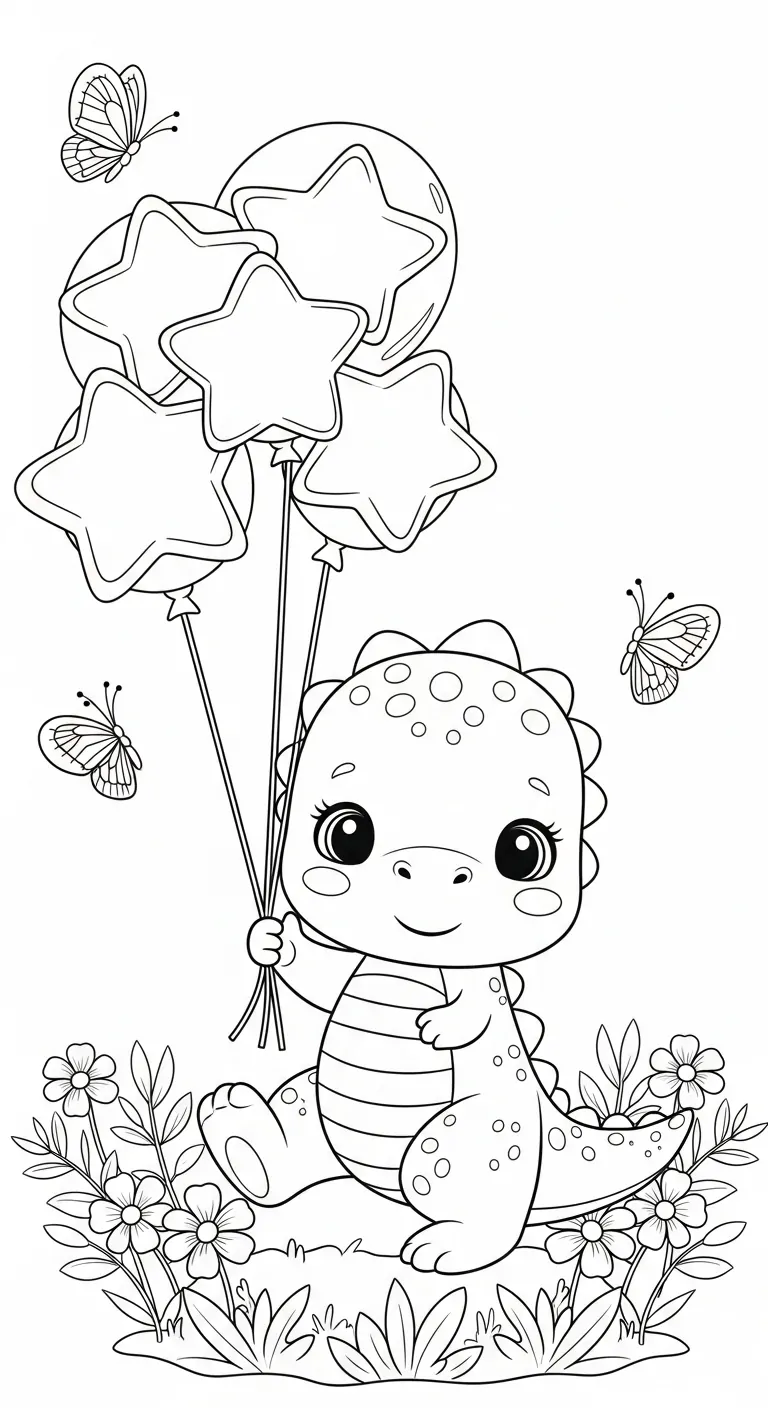 Cute Coloring Pages for Kids