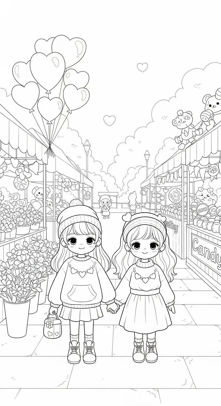 Bobbie Goods Coloring Pages Valentines