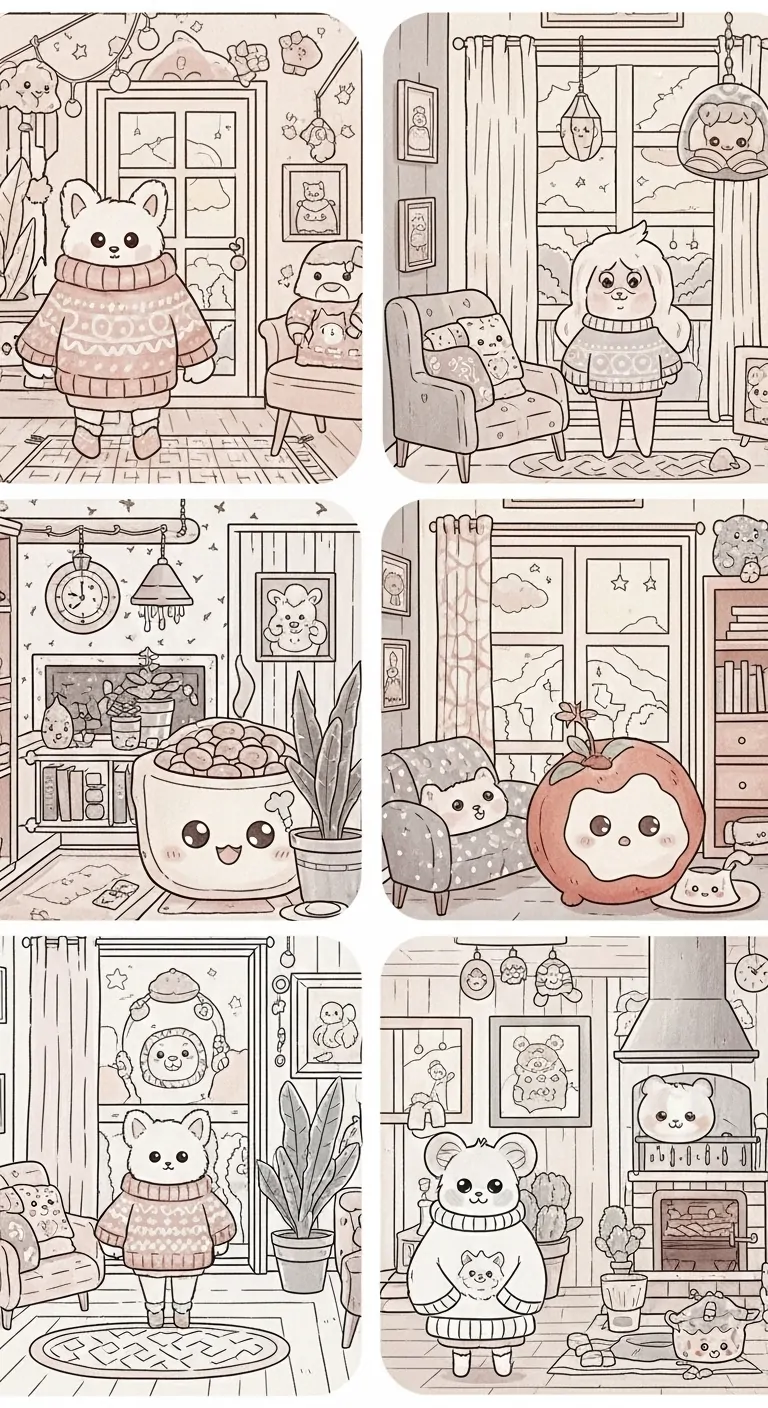 15 Finished Bobbie Goods Coloring Pages: The Joy of Completing Whimsical Art